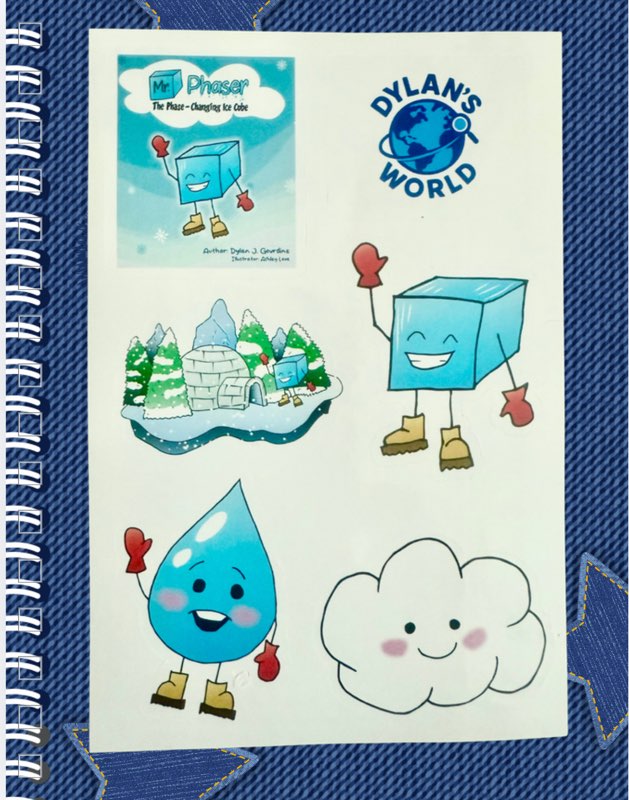 Mr. Phaser Sticker Sheet